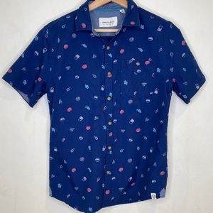Paper Denim & Cloth Kids Blue Button-Up Shirt